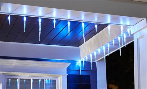 How To Hang Icicle Lights Outdoor Outdoor Lighting Ideas