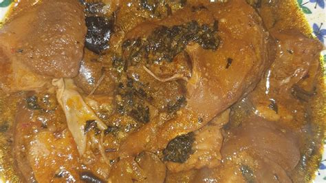 How An Imo State Woman Cooks Her Ogbono Soup With Bitter Leafafrican