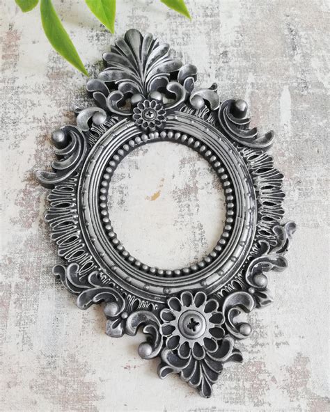 Ornate Frame Embellishment Resin Miniature Frame Craft Onlays Etsy