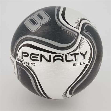 Bola Penalty 8 X Campo Branca E Preta FutFanatics