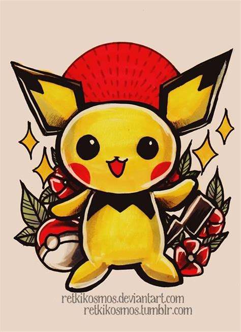 Pichu By Retkikosmos On Deviantart Graffiti Doodles Digital Artist