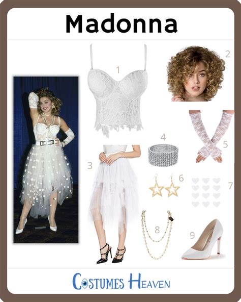 Last Minute Madonna Costume Idea Madonna Fancy Dress Madonna Costume