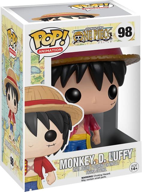 Amazon.com: Funko POP Anime: One Piece Luffy Action Figure,Multicolor