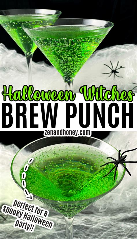 Witches Brew Punch For Halloween Zen And Honey