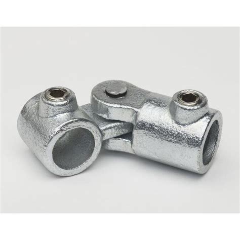 Steeltek 38 In Silver Galvanized Steel Structural Pipe Fitting Swivel