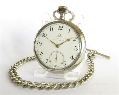 Antiques Atlas Antique Omega Pocket Watch And Chain