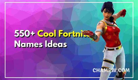 550+ Cool Fortnite Names Ideas Which Are Not Taken