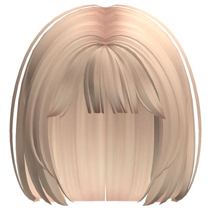 Hime Short Straight Hair Cut In Blonde Roblox