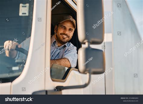 530 Truck Driver Looking Out Window Images Stock Photos 3d Objects