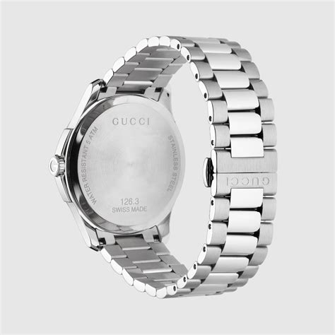 Gucci Men G Timeless Stainless Steel Watch 379074i16001402