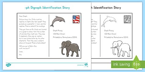 Ph Digraph Identification Story Teacher Made Twinkl