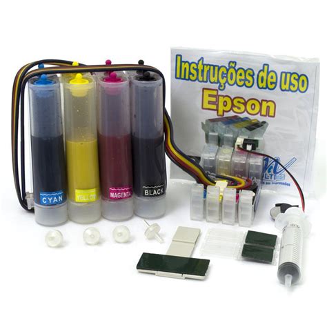 Bulk Ink Epson Para T25 TX125 TX123 TX133 E TX135 360ml De Tinta