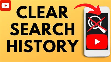 How To Clear Search History On Youtube Delete Youtube Search History