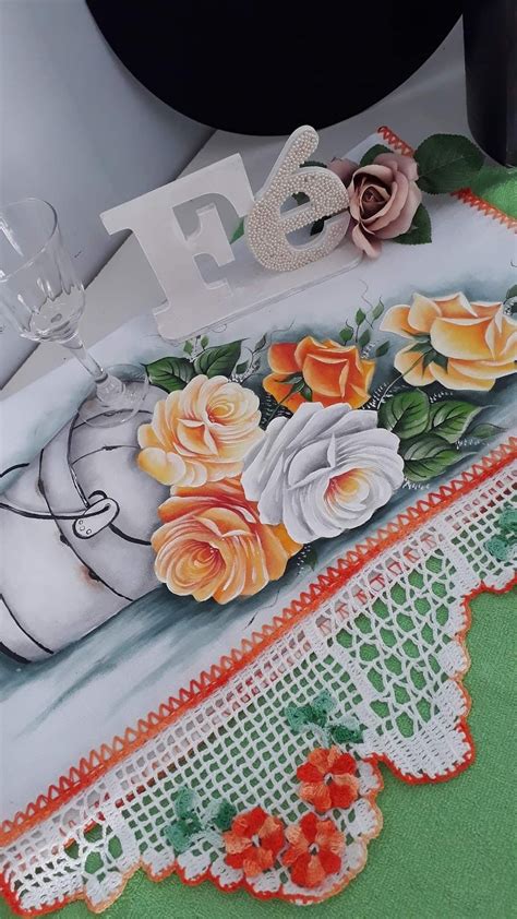 Pin De TaliSilva Em Pintura Em Tecido Pintura Em Tecido Rosas