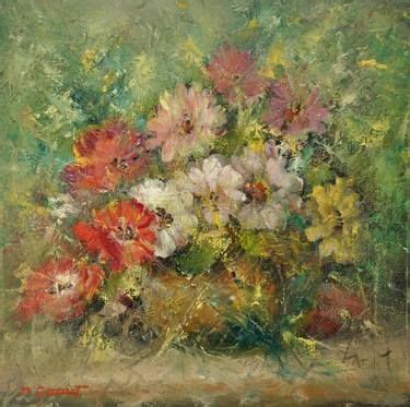 Saatchi Art Artist Denis Canut Oil Painting Bouquet Derri Re