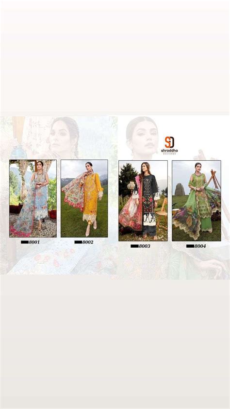 Shraddha Designer Charizma Vol 8 Cambric Cotton With Fancy Work