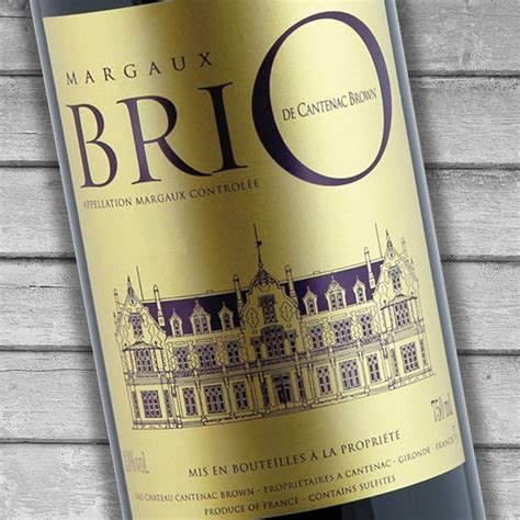 Chateau Cantenac Brown Brio De Cantenac Brown Margaux 2017