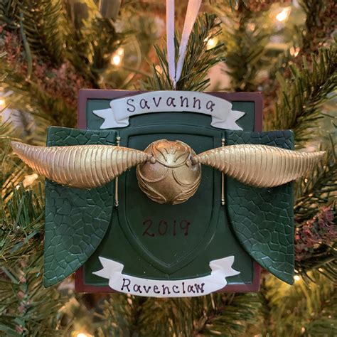 Hallmark 3 Harry Potter Golden Snitch Personalized Christmas Ornament Hallmark Christmas