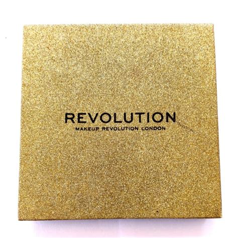 Makeup Revolution Pressed Glitter Palette Midas Touch Review Swatches