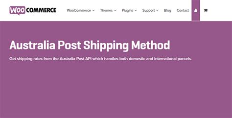 Woocommerce Australia Post Shipping Method Cromur