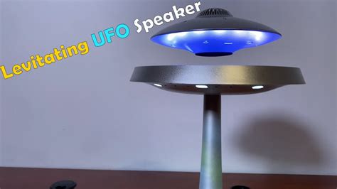 Magnetic Levitating Flying Saucer Ufo Bluetooth Speaker Youtube