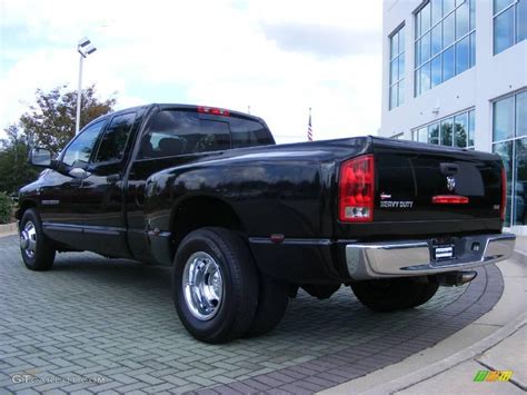 2006 Black Dodge Ram 3500 Slt Quad Cab Dually 18695728 Photo 3