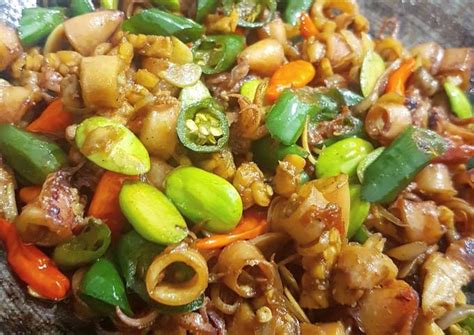 Resep Cumi Asin Cabe Ijo Pete Oleh Dapur Reny Cookpad