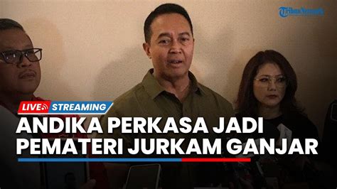 Live Andika Perkasa Jadi Pemateri Jurkam Ganjar Hasto Pdip