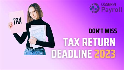 Tax Return Deadline 2023 In Ireland