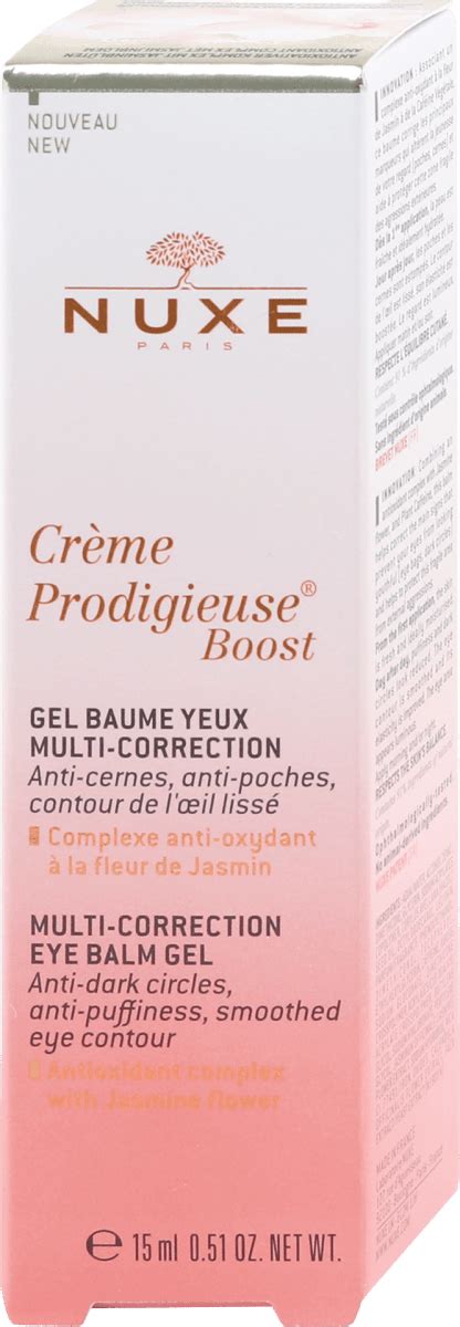 Nuxe Cr Me Prodigieuse Boost Gel Balzam Za Podru Je Oko O Iju Ml