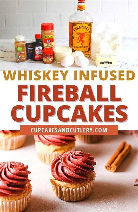 Easy Fireball Cupcakes From Cake Mix Recipe Boozy Desserts Boozy