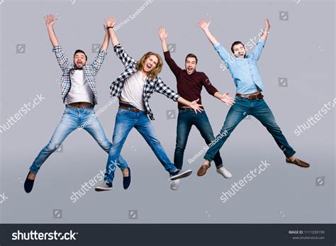 happiness people concept  funny excited stock photo