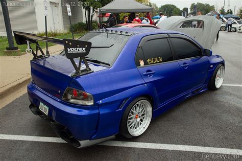 Blue Lancer Evo With Voltex Wing BenLevy