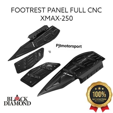 Jual Karpet Bordes Pijakan Kaki Yamaha Xmax Cnc Black Diamond