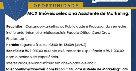 Fanor Carreiras ASSISTENTE DE MARKETING