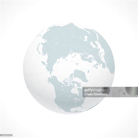 Earth Globe Northern Hemisphere View High Res Vector Graphic Getty Images