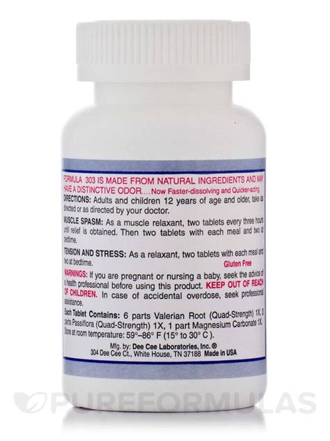 Formula 303 - Natural Relaxant - Homeopathic Tension Relief - Just Be ...