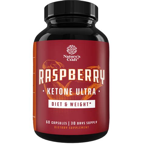 Raspberry Ketone Ultra 500mg Keto Supplement Per Serving Natures Craft