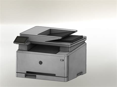 Принтер HP LaserJet Color PRO - Чертежи, 3D Модели, Проекты ...