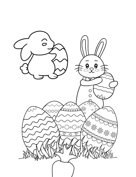 Easter Coloring Pages, Fun Activity for Kids, Coloring Pages PDF, Kids ...