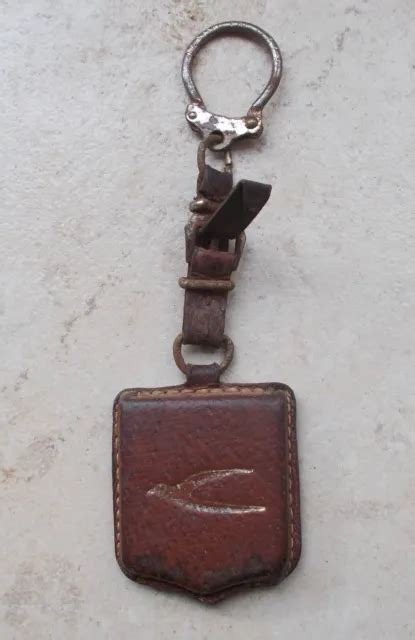 Ancien Porte Clefs Cl S Vintage Simca Automobilia S France Marron