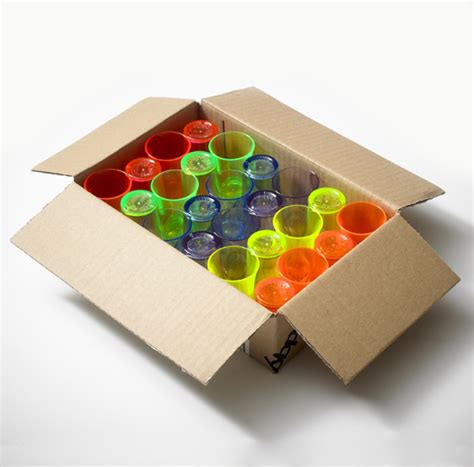 Coloured Polystyrene Shot Glasses 25ml Ce Marked Glassjacks Ltd