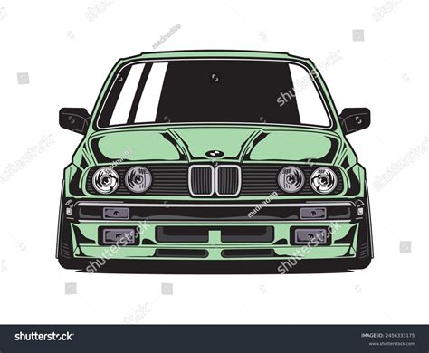 Bmw Artwork Vector E30 Transportation Vector Stock Vector Royalty Free