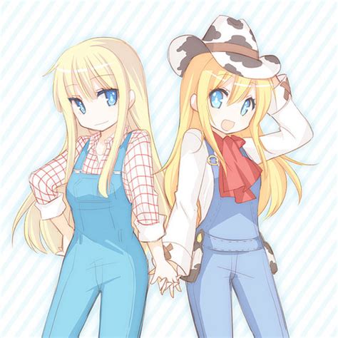 Tina Felicity And Iroha Harvest Moon A New Beginning Fan Art