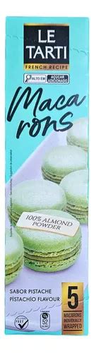 Macarons Sabor Pistache Le Tarti 60g Cor Verde | MercadoLivre