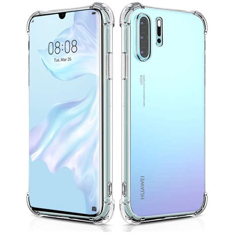 H Lle F R Huawei P Pro Schutzh Lle Anti Shock Handy Case Transparent