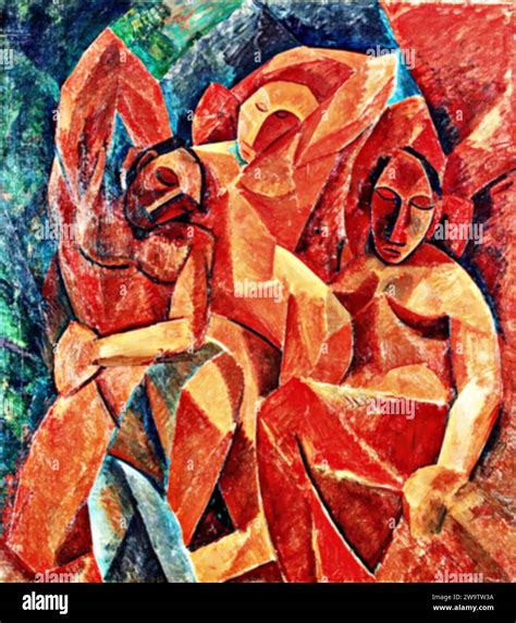 Three Women 1908 9 Painting By Artist Picasso Pablo 1881 1973