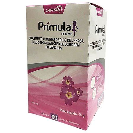 Lavitan Primula Femme 60 Caps Cimed Bia Perfumaria