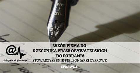 Pismo Do Rzecznika Praw Obywatelskich Wz R Do Pobrania