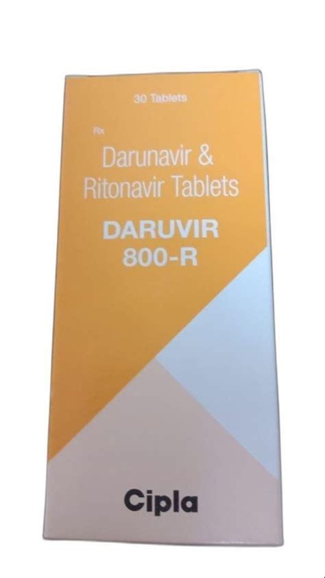 Daruvir Darunavir And Ritonavir 800 R Tablets 60 Tab Treatment